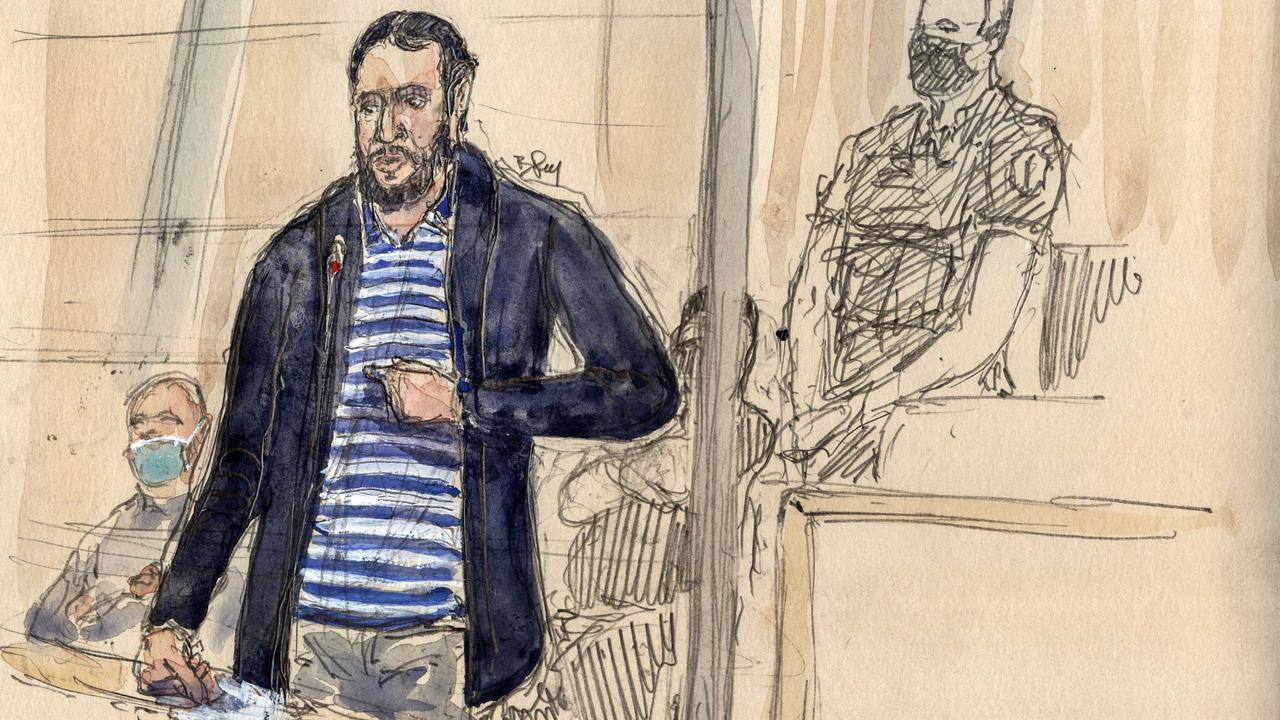 Salah Abdeslam, principal accusé, sort de son mutisme face à la justice au procès des attentats du 13 novembre 2015 à Paris. [AFP - Benoît Peyrucq]