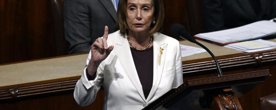 Nancy Pelosi quitte son poste de cheffe des démocrates à la Chambre des représentants [AFP - Olivier Douliery]