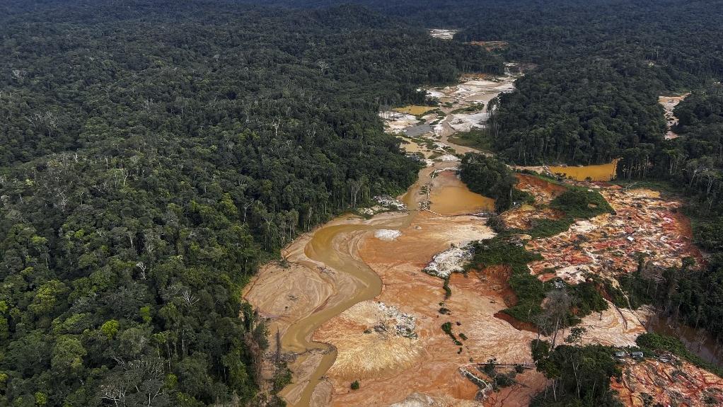 Brésil lance une cartographie de son or pour lutter contre l'orpaillage illégal qui sévit en Amazonie. [AFP - Alan Chaves]