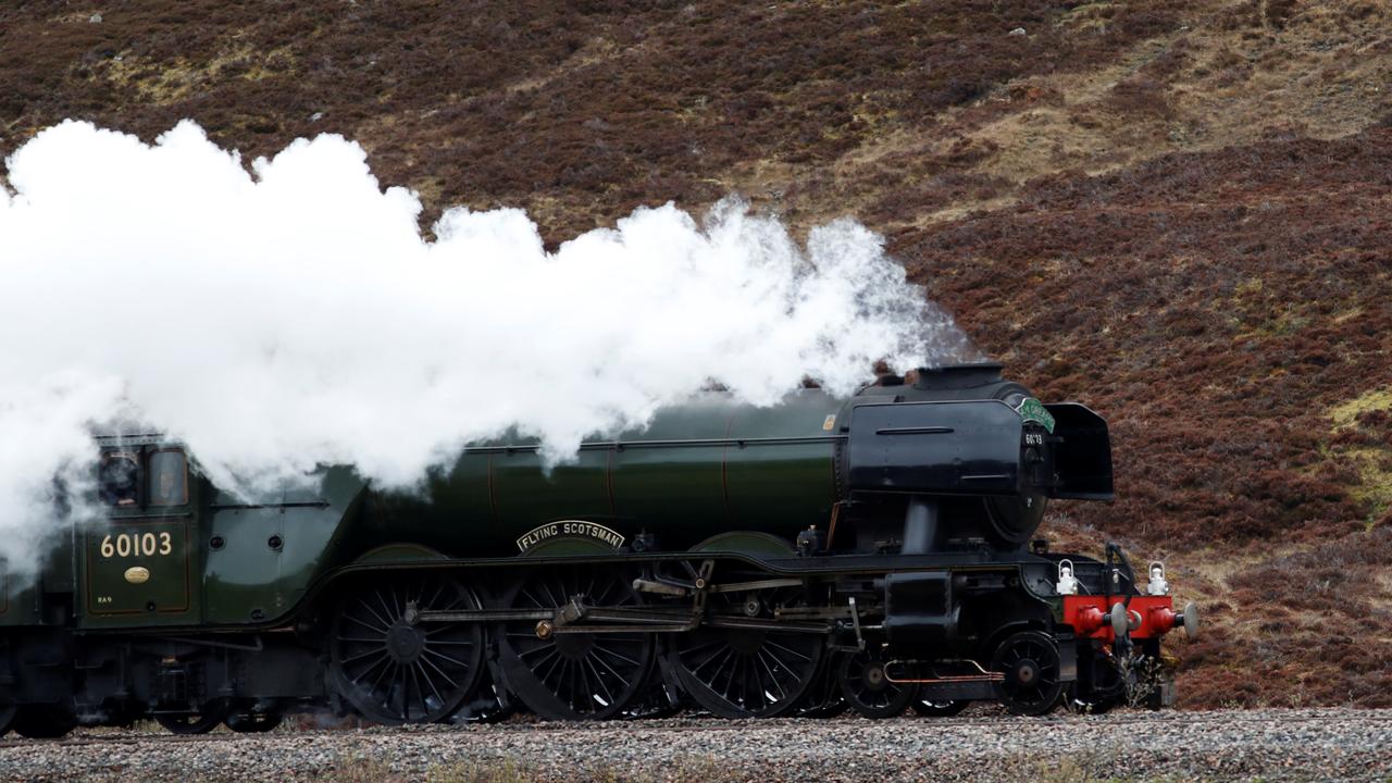 La locomotive à vapeur du Flying Scotsman en Ecosse, en 2019. [Reuters - Russell Cheyne]