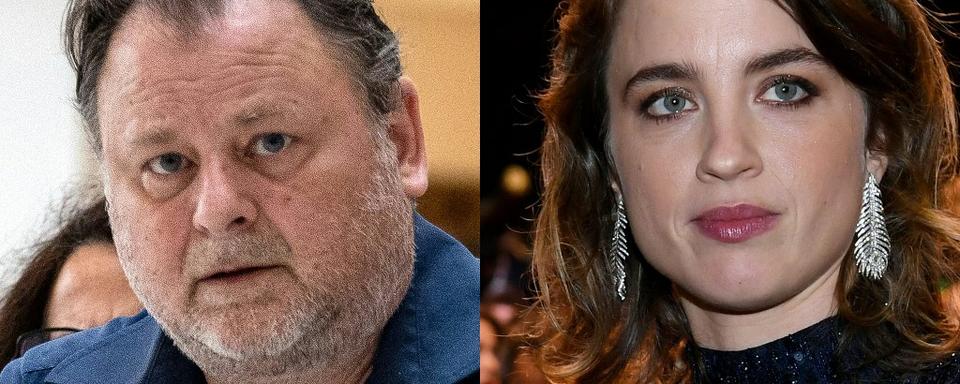 L'actrice Adèle Haenel (à droite) fera face ce lundi au réalisateur Christophe Ruggia (à gauche) au tribunal correctionnel de Paris. [AFP - Bertrand GUAY, Paul-Louis Godier]