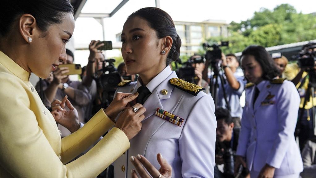 Paetongtarn Shinawatra, héritière d'une puissante dynastie, est investie Première ministre en Thaïlande [AFP - ANUSAK LAOWILAS]