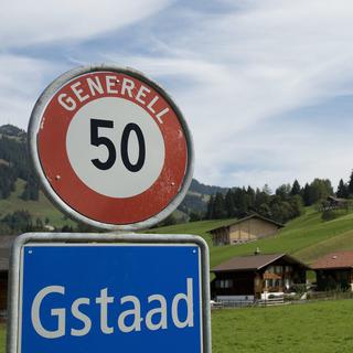 Le village de Gstaad, symbole des offres de forfaits fiscaux pour riches étrangers. [Jean-Christophe Bott]