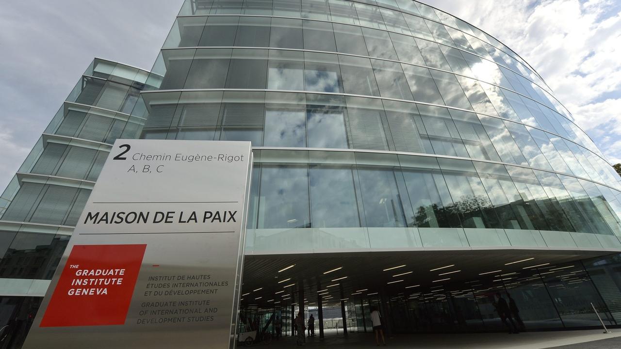 La Maison de la Paix à Genève, où se trouve l'Institut de hautes études internationales et du développement (IHEID). [Keystone - Martial Trezzini]