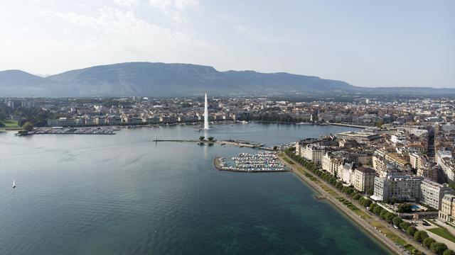 Une vue de la ville de Genève. [Keystone - Salvatore di Nolfi]