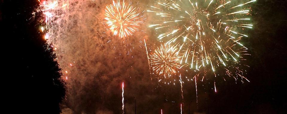 La grande majorité des communes helvétiques ont décidé d'annuler les traditionnels feux d'artifice du 1er août (illustration). [Keystone - Andree-Noelle Pot]