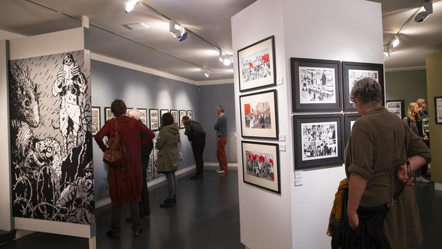 Le Festival BDFIL à Lausanne attire 18'000 personnes, un bilan qui réjouit les organisateurs. [Keystone - Salvatore Di Nolfi]