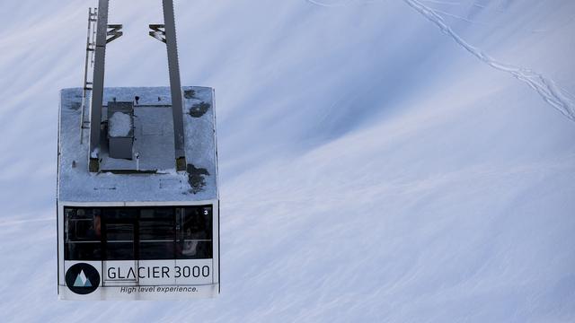 A l'heure de la réouverture, le directeur de Glacier 3000 se dit satisfait (Image d'illustration). [Keystone - Jean-Christophe Bott]