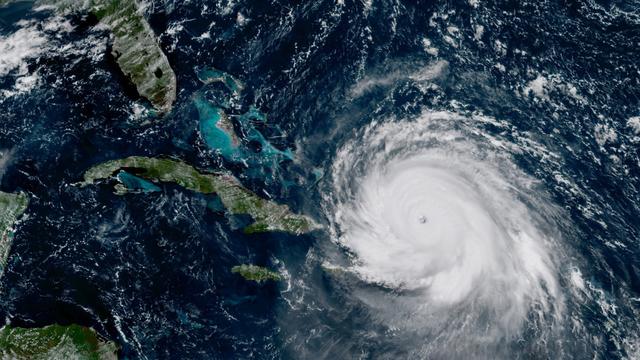 Sans certaines données capitales, la trajectoire de l'ouragan Irma n'aurait pas pu être détectée en 2017. [Keystone - AP NOAA-NASA]