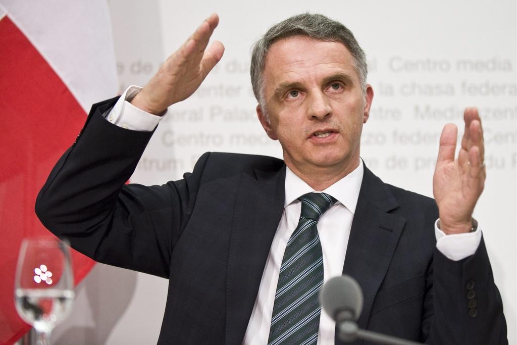 Didier Burkhalter espère désendetter totalement l'AI d'ici 2028. [Keystone]