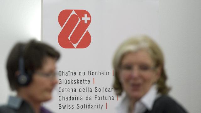 La Chaîne du Bonheur lance un appel aux dons pour aider les plus démunis face au coronavirus [Keystone - Peter Schneider]