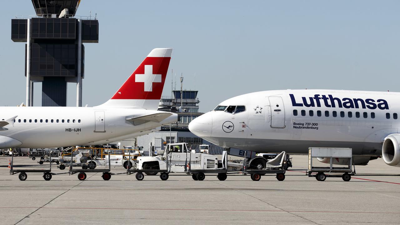 Lufthansa et Swiss vont instaurer des tests rapides de dépistage covid. [Keystone - Salvatore Di Nolfi]