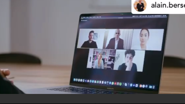 Alain Berset lors d'une viso conférence avec 4 influenceurs [OFSP - Capture d'écran Instagram OFSP]