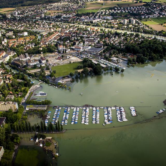 Le lac de Bienne. [Keystone - Jean-Christophe Bott]