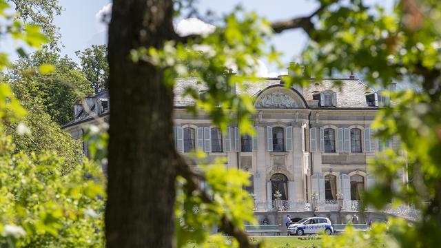 La villa "La Grange" à Genève, où se rencontreront Joe Biden et Vladimir Poutine. [Keystone - Martial Trezzini]