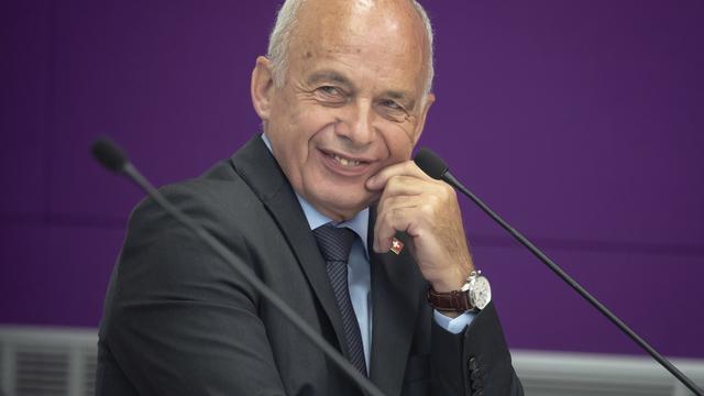 Le conseiller fédéral Ueli Maurer s'est engagé à lutter contre l'inflation au FMI [EPA - CHRISTIAN BRUN]