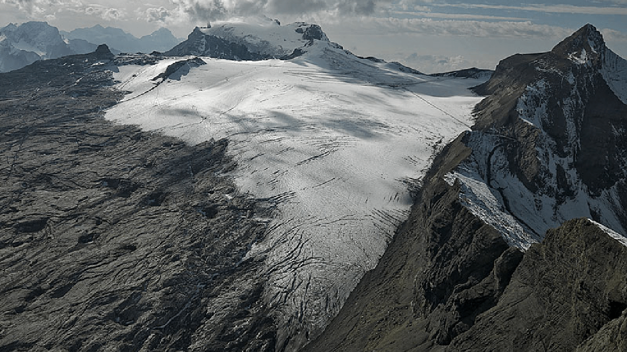 Vues du glacier de tsanfleuron. [Glacier online - Swissduc]