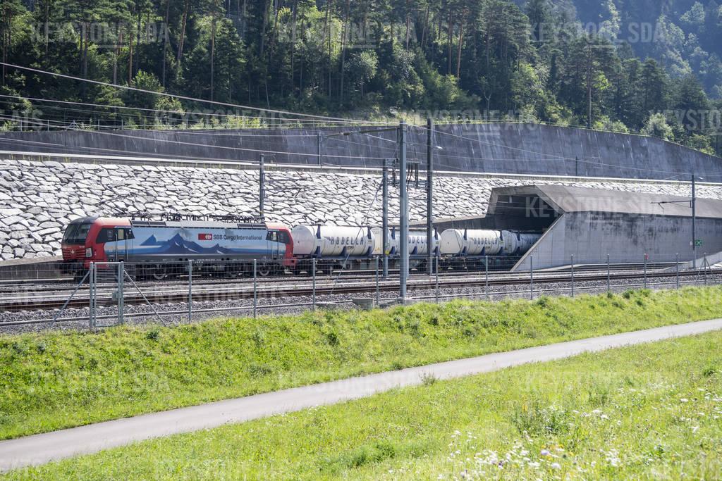 Le nouveau tunnel de base du Gothard, mis en service en décembre 2016.