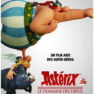 Affiche, Astérix, le domaine des Dieux. Le 26 novembre 2014 au cinéma [© 2014 M6 STUDIO / Belvision / M6 FILMS/ SNC / Les Editions Albert René / Goscinny-Uderzo]