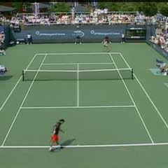 Victoire de Roger Federer à l'US Open de tennis de Flushing Meadow