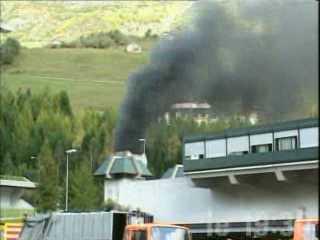 Le tunnel du Gothard en feu suite à un accident