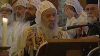 Visite du pape copte Shenouda III à Genève et à St-Maurice