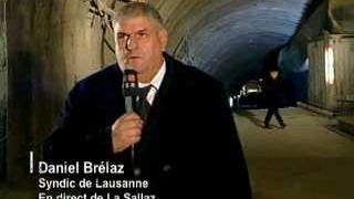 Travaux du M2: Interview de Daniel Brélaz, syndic de Lausanne, en direct de La Sallaz