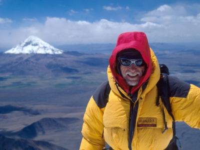 Michel Siegenthaler et le sommet du Sajama