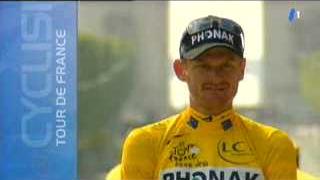 Cyclisme: Floyd Landis remporte le Tour de France