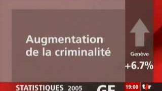 Statistiques 2005 de la criminalité à Genève et en Valais