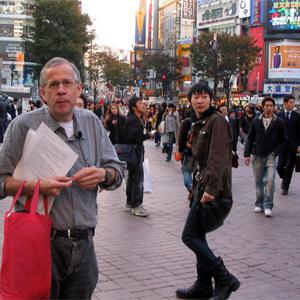Georges Baumgartner dans la moiteur de Shibuya
