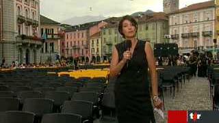 Présentation de l'affiche du Festival du film international de Locarno avec Philippa de Roten