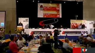 Congrès socialiste à Sursee: Blocher fustigé, initiative contre les impôts dégressifs approuvée