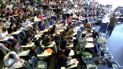 Sciences humaines: usine à chômeurs? (ici, auditorium du BFSH à Lausanne)