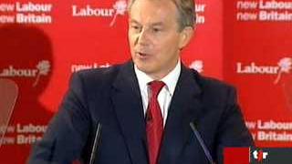Le premier ministre anglais Tony Blair quittera le pouvoir le 27 juin