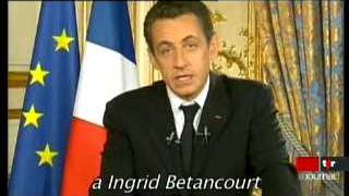 Colombie: Nicolas Sarkozy demande directement aux FARC de libérer Ingrid Betancourt