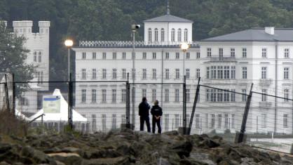 La station de Heiligendamm est coupée du monde par une barrière