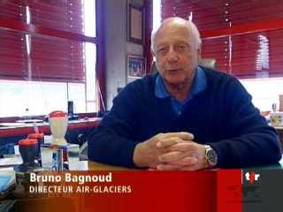 Le feuilleton du 12:45 - La maison du sauvetage en Valais: rencontre Bruno Bagnoud, directeur d'Air-Glaciers