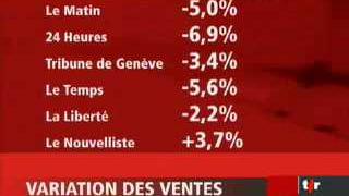 Les quotidiens suisses payants perdent des lecteurs