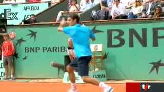 Tennis/Roland-Garros: Roger Federer se qualifie pour les demi-finales