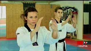 Portrait de Zenna et Victor, jeunes champions suisses de Taekwondo