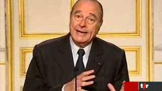 Chirac apporte son soutien à Sarkozy