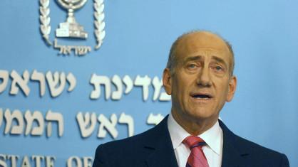 Ehud Olmert est apparu en bonne forme devant la presse