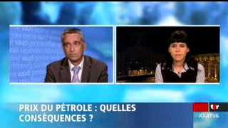 Prix du pétrole: quelles conséquences? Débat entre N. Petitdemange, porte-parole ATE et F. Marthaler, chef Dpt infrastructures / VD