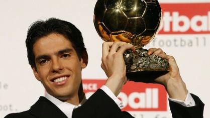 Kaka remporte son premier trophée individuel