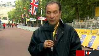 Cyclisme/Tour de France: commentaire de Bertrand Duboux, en direct du parcours du prologue à Londres