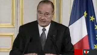La passation de pouvoir entre Jacques Chirac et Nicolas Sarkozy aura lieu mercredi