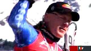 Ski alpin: Didier Cuche termine 5e et reçoit le globe de cristal de descente