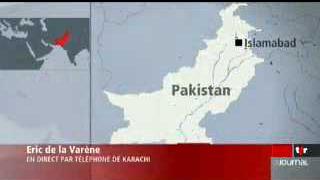Attentat au Pakistan, interview par téléphone d'Eric de la Varène, en direct de Karachi (Pakistan)