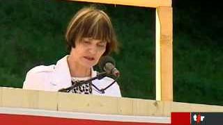 Premier août: la fête au Grütli et le discours de Micheline Calmy-Rey se sont bien passés